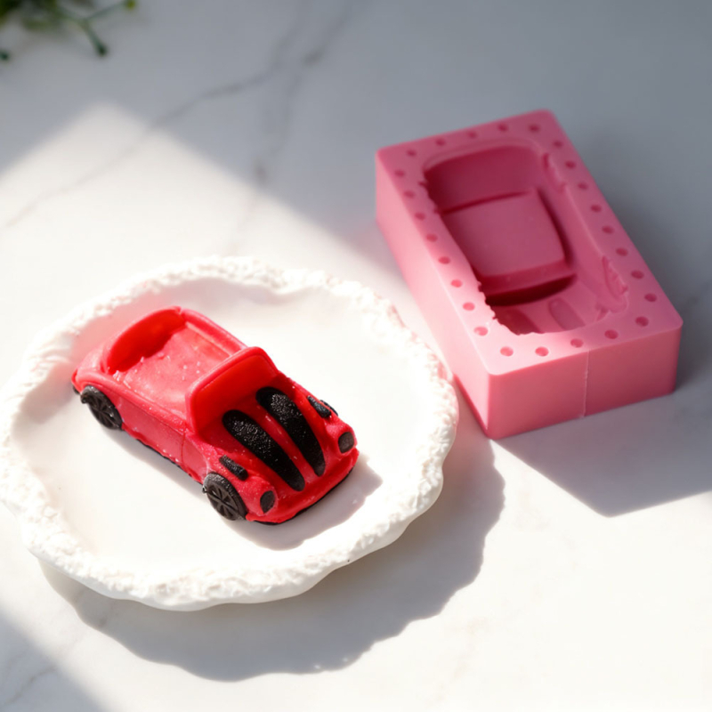 Formă din silicon pentru ciocolată în formă de mașină, pentru mousse și torturi