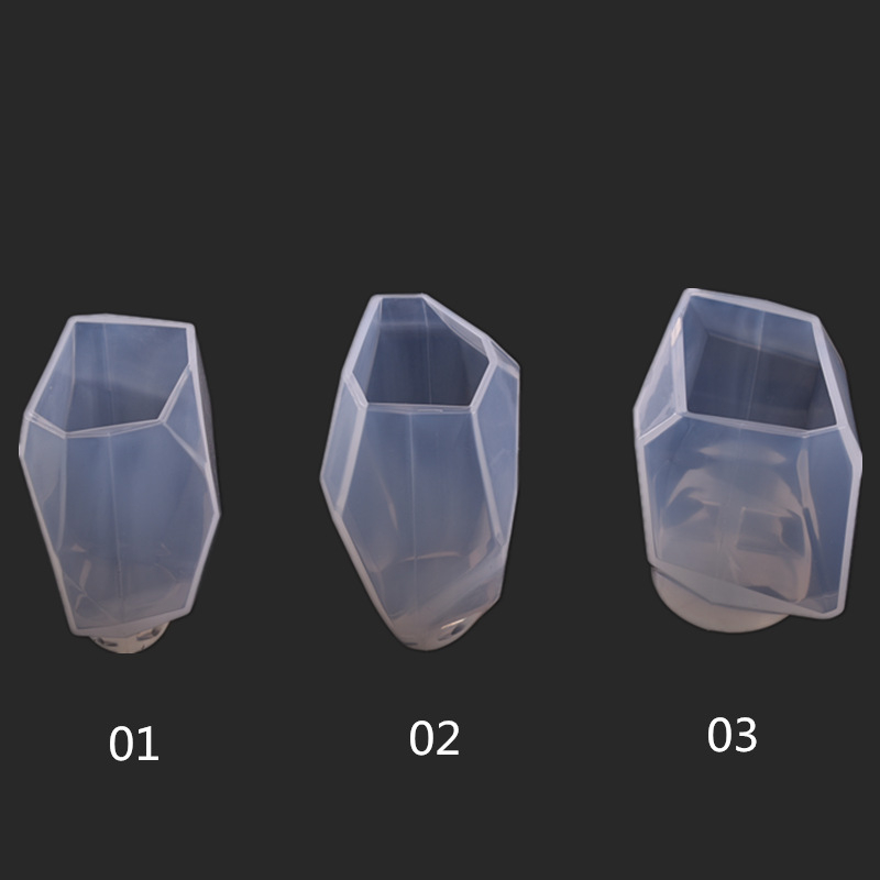 Formă din silicon pentru picătură de cristal și piatră fațetată – matriță 3D pentru bijuterii DIY
