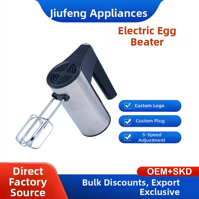 Mixer electric manual pentru ouă și spumă de lapte, cu putere mare, multifuncțional, pentru bucătărie