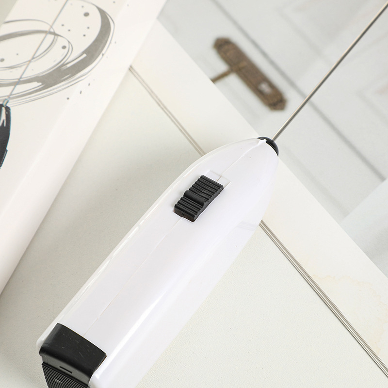 Frother electric pentru lapte și cafea, tel de mână din oțel inoxidabil