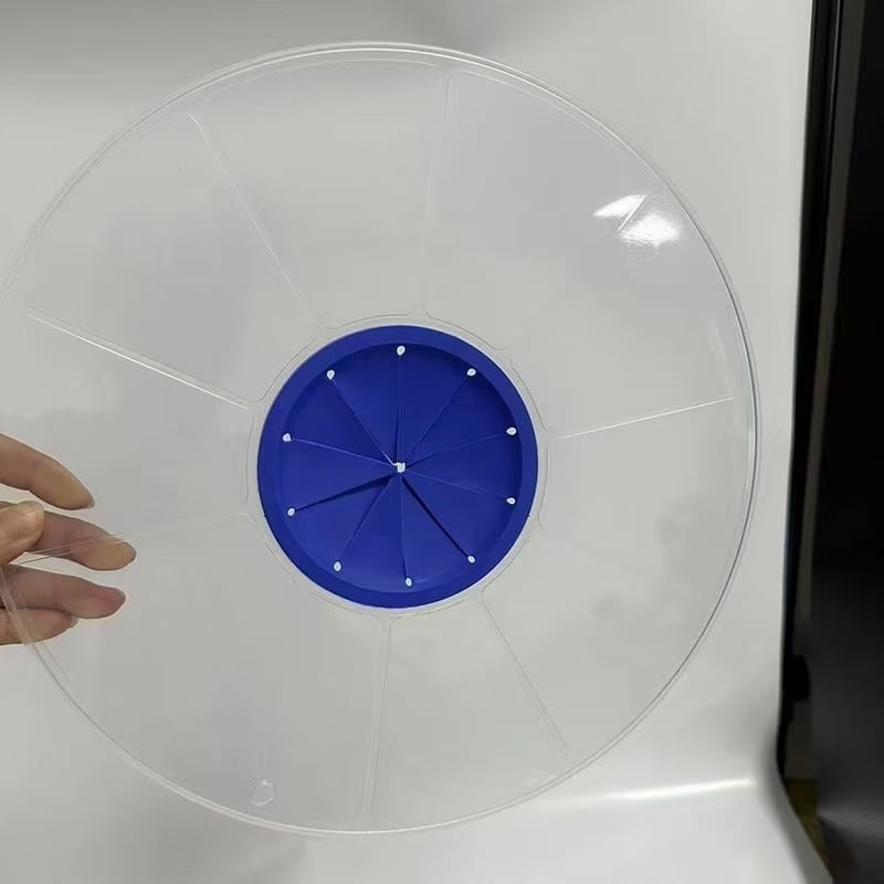 Capac din plastic anti-stropire pentru amestecarea ouălor, făinii și smântânii