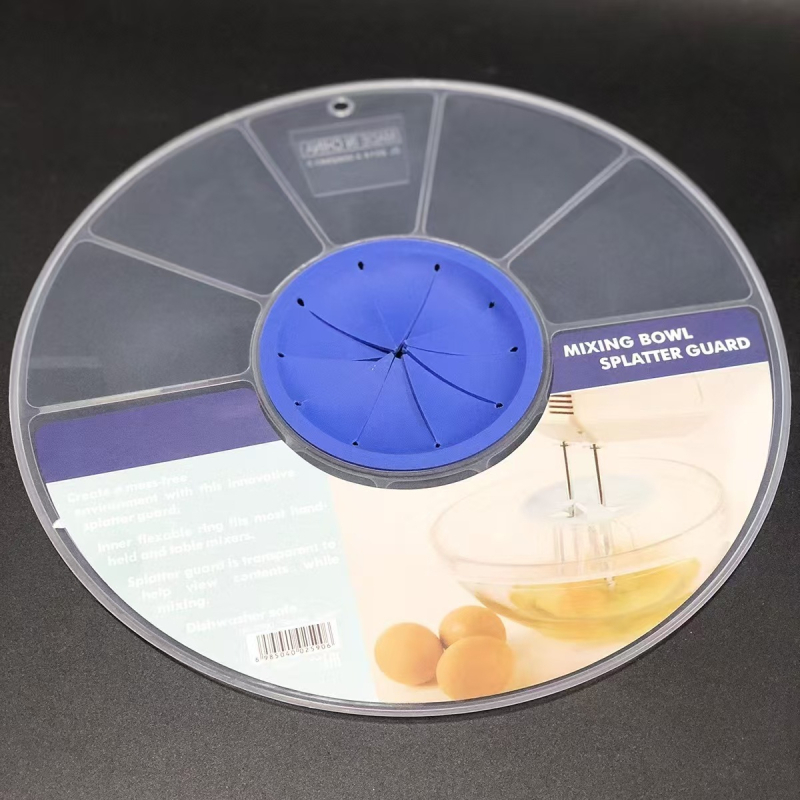 Capac din plastic anti-stropire pentru amestecarea ouălor, făinii și smântânii