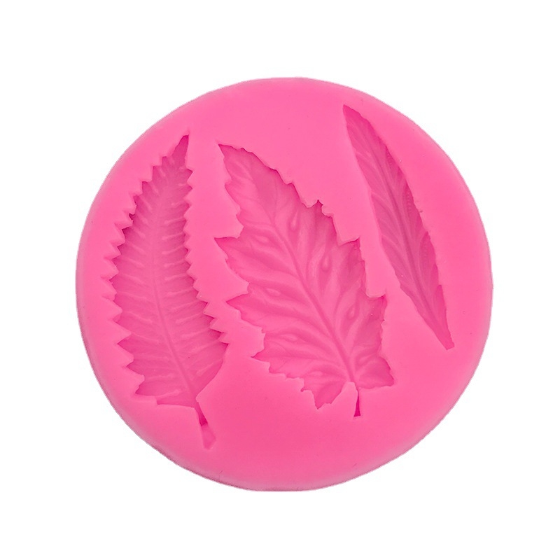 Formă din silicon cu frunze multiple pentru fondant, decorare prăjituri și ciocolată