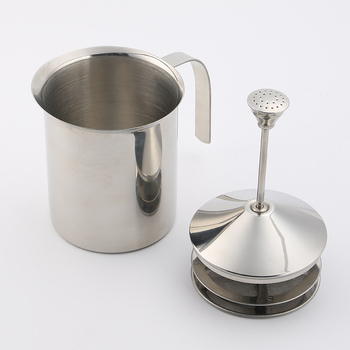 Spumator de lapte din oțel inoxidabil cu arc – spumator manual pentru cafea cappuccino