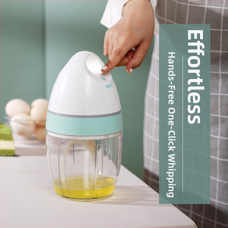 Bețișor electric pentru ouă, mixer de bucătărie compact pentru ouă, smântână și milkshake, 150 W, 900 ml, 3 trepte