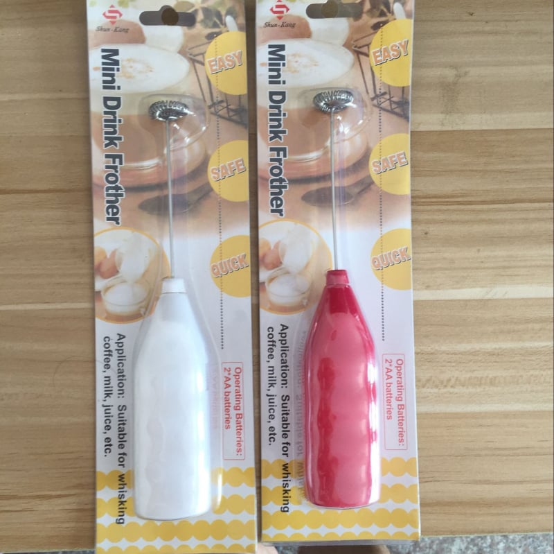 Mixer electric de mână pentru lichide, spumator din oțel inoxidabil și tel pentru ouă — ustensilă de bucătărie