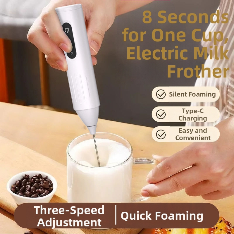 Spumător electric de mână pentru lapte și ouă, mixer multifuncțional de bucătărie