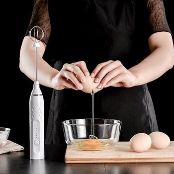 Mixer electric de mână, pentru uz casnic, compact, mixare ouă și spumă de lapte
