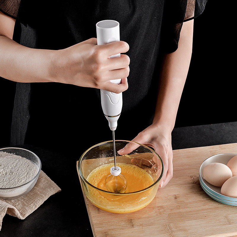 Mixer electric de mână, pentru uz casnic, compact, mixare ouă și spumă de lapte