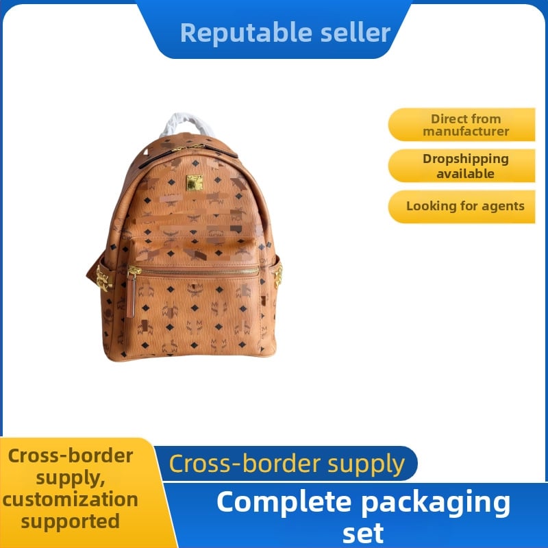 Unisex ruksak M's Stark Visetod s metalnim zakovicama i all-over printom za svakodnevnu upotrebu i putovanja