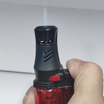Aprindător transparent cu jet, portabil pentru exterior, pentru grătare și țigări