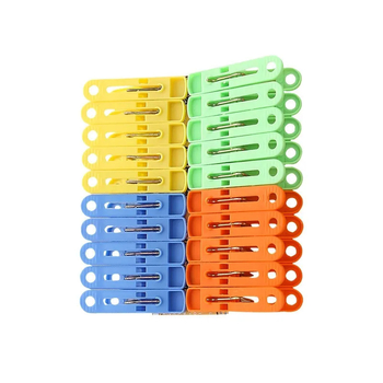 Clipuri din plastic pentru haine, clipuri de uscare pentru pătură și șosete, rezistente la cădere, la vânt, mici și mari