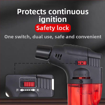 Aprindere exterior rezistentă la vânt, cu temperatură înaltă – arzător pentru sudură, pistol de pulverizare, bețișor de aprindere pentru grătar, gonflabil