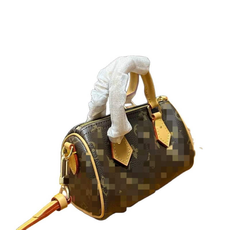 Ženska mini torbica u obliku jastuka, trend monogram torba preko ramena i crossbody, PVC za svakodnevnu upotrebu