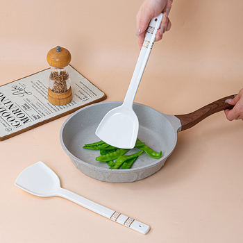 Spatulă ceramică de bucătărie, 30 cm, glazurată, rezistentă la temperaturi înalte, nu mucezează, fără vopsea sau ceară, igienică pentru bucătăria proprie