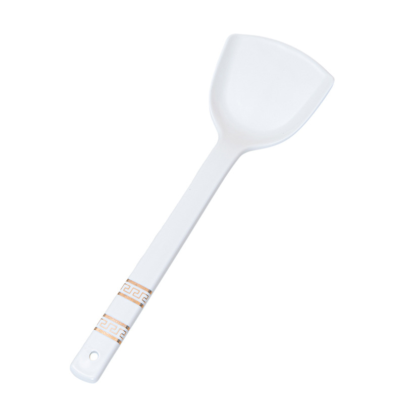 Spatulă ceramică de bucătărie, 30 cm, glazurată, rezistentă la temperaturi înalte, nu mucezează, fără vopsea sau ceară, igienică pentru bucătăria proprie
