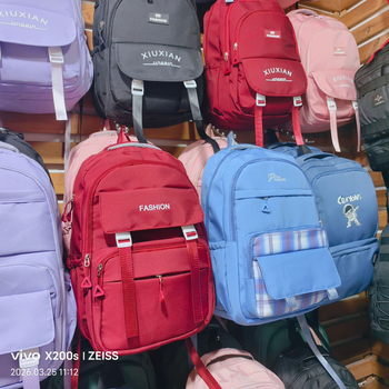 Harajuku-inspired ležerni ruksak za učenike i studente, velik kapacitet, minimalistički dizajn, pogodan od osnovne škole do sveučilišta, kompatibilan s 15-inčnim prijenosnikom