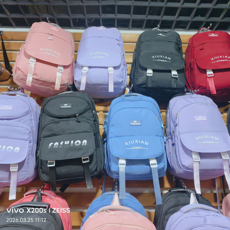 Harajuku-inspired ležerni ruksak za učenike i studente, velik kapacitet, minimalistički dizajn, pogodan od osnovne škole do sveučilišta, kompatibilan s 15-inčnim prijenosnikom