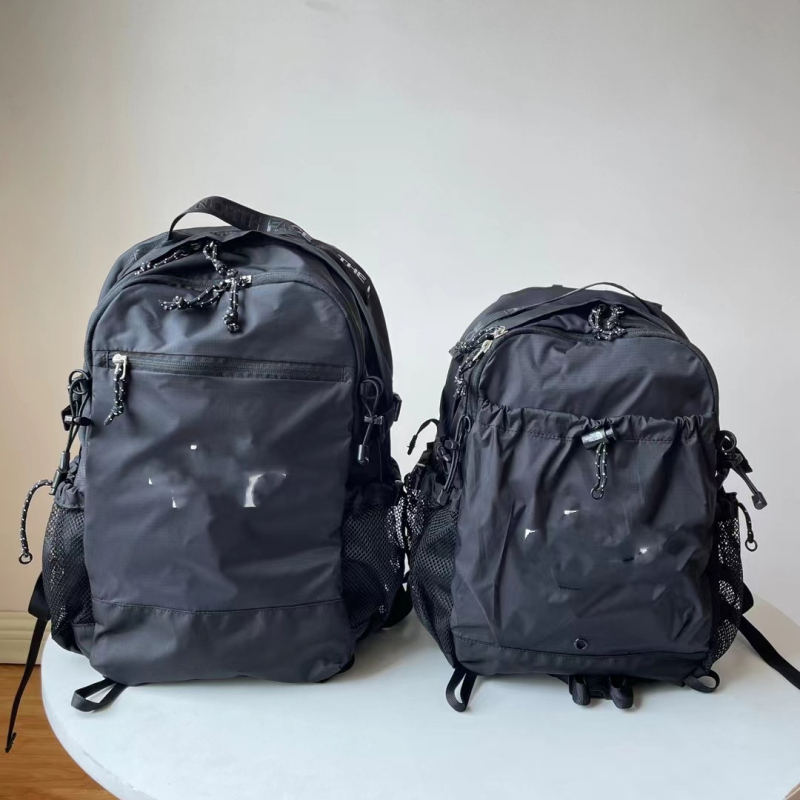 Unisex nylon ranac za učenike i putovanja, gradski minimalistički stil, kapacitet do 20 l, za 8-inčni laptop, s zaštitom od kiše
