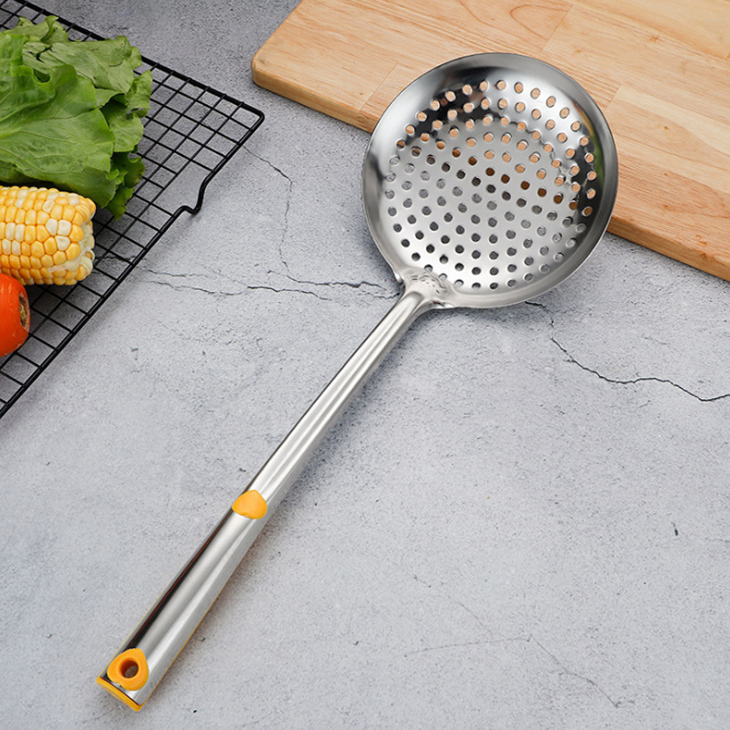 Set de ustensile de bucătărie din oțel inoxidabil: lingură, spatulă și paletă pentru tigaie, 201 oțel inoxidabil