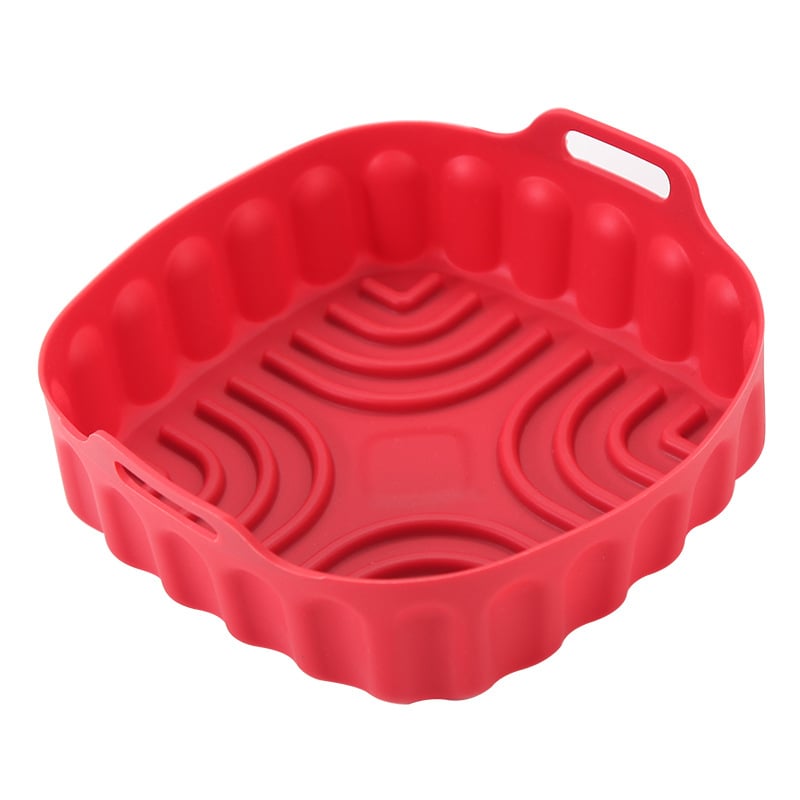 Tavă pătrată din silicon pentru air fryer și cuptor, covoraș de copt