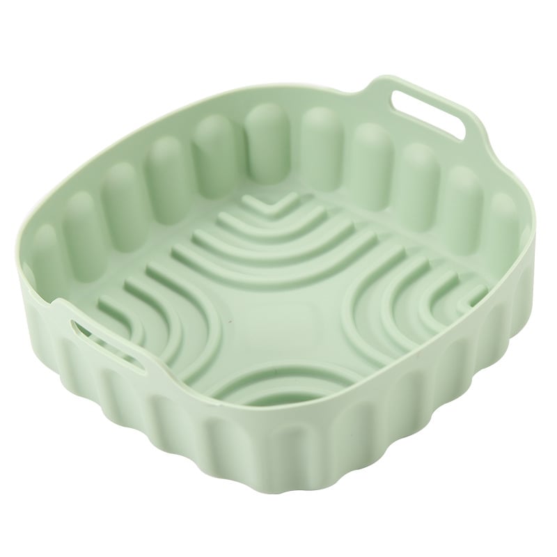 Tavă pătrată din silicon pentru air fryer și cuptor, covoraș de copt