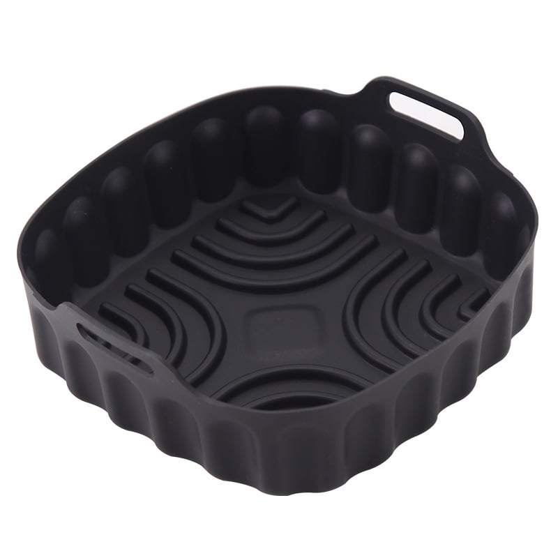 Tavă pătrată din silicon pentru air fryer și cuptor, covoraș de copt
