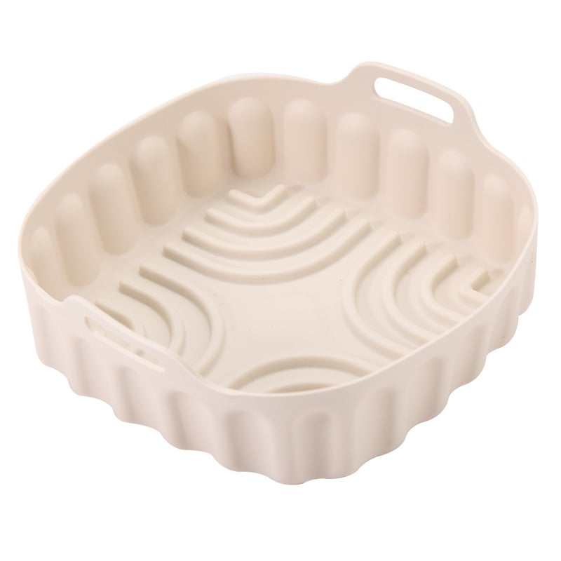 Tavă pătrată din silicon pentru air fryer și cuptor, covoraș de copt