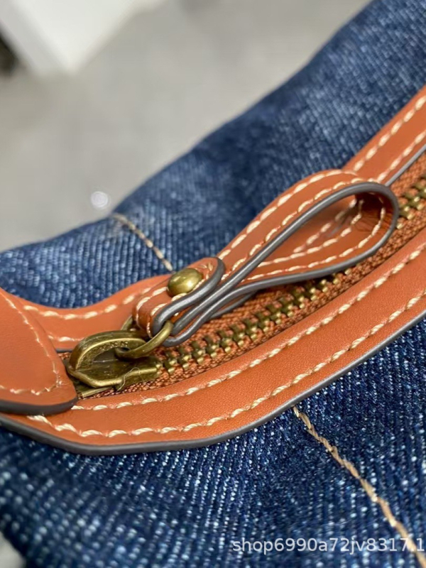 Nova ženska denim torba s slovom B, vintage Harajuku stil, velika zapremina, crossbody torba, japanski stil, svestrana