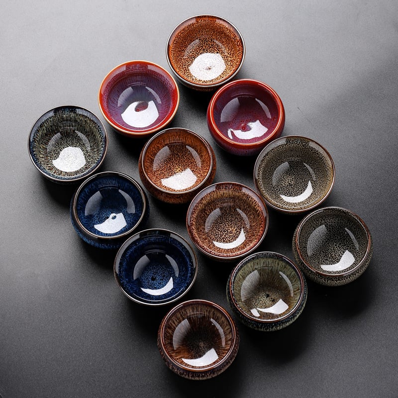 2023 nou model Jun Kiln Jianzhan ceramic cești de ceai – set Gongfu, cu cești mici
