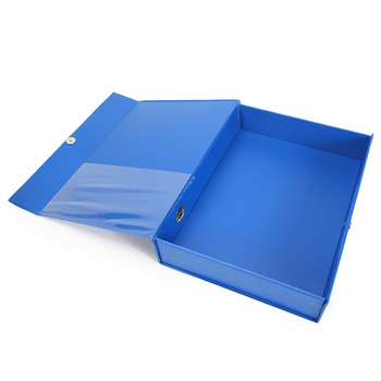 Cutie pentru fișiere din PVC, închidere magnetică, format A4, pentru documente și chitanțe contabile