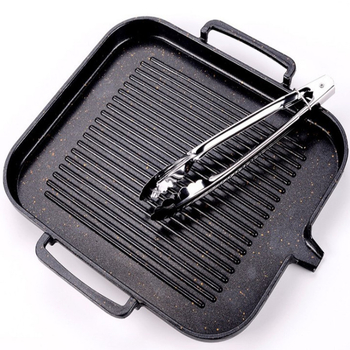 Tigaie grill pentru inducție cu piatră Maifanite, fără strat, fără fum