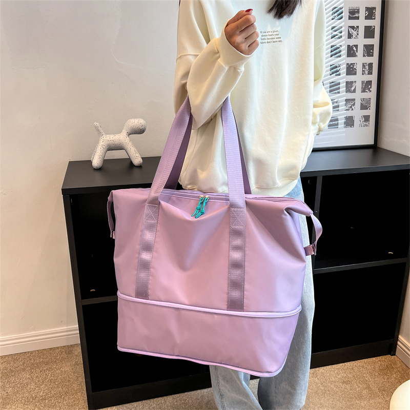 Proširiva torba za fitness i putovanja, velika kapaciteta 20–35 L, unisex, od Oxford platna, s naramenicom
