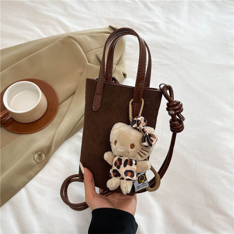Ženska crossbody torba s jesensko-zimskim retro leopard uzorkom, mala kvadratna torba od PU kože