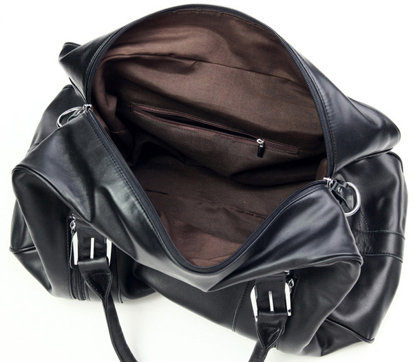 Muška elegantna putna torba od Napa kože, vrhunska koža, velika kapaciteta, kožna torba za putovanje s crossbody naramenicom
