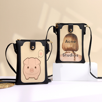 Ženska torbica za mobitel, 2025 novi korejski stil mode, svestrana kompaktna crossbody torba