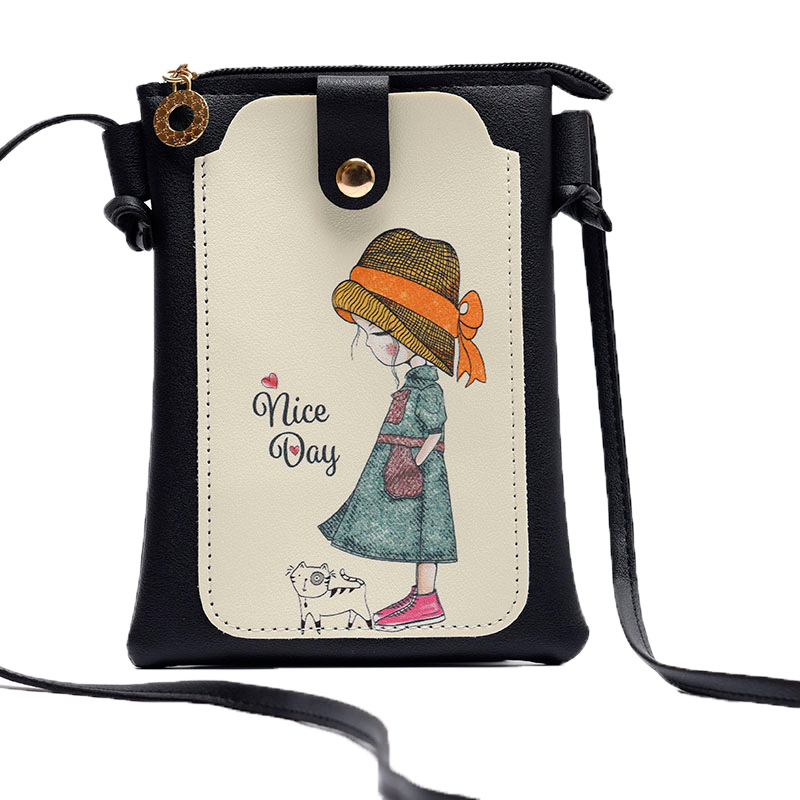 Ženska torbica za mobitel, 2025 novi korejski stil mode, svestrana kompaktna crossbody torba