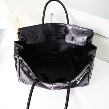 PU putna torba s krokodilskim uzorom, 50 cm, unisex preko ramena/crossbody, za 16-inčni laptop