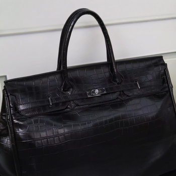 PU putna torba s krokodilskim uzorom, 50 cm, unisex preko ramena/crossbody, za 16-inčni laptop