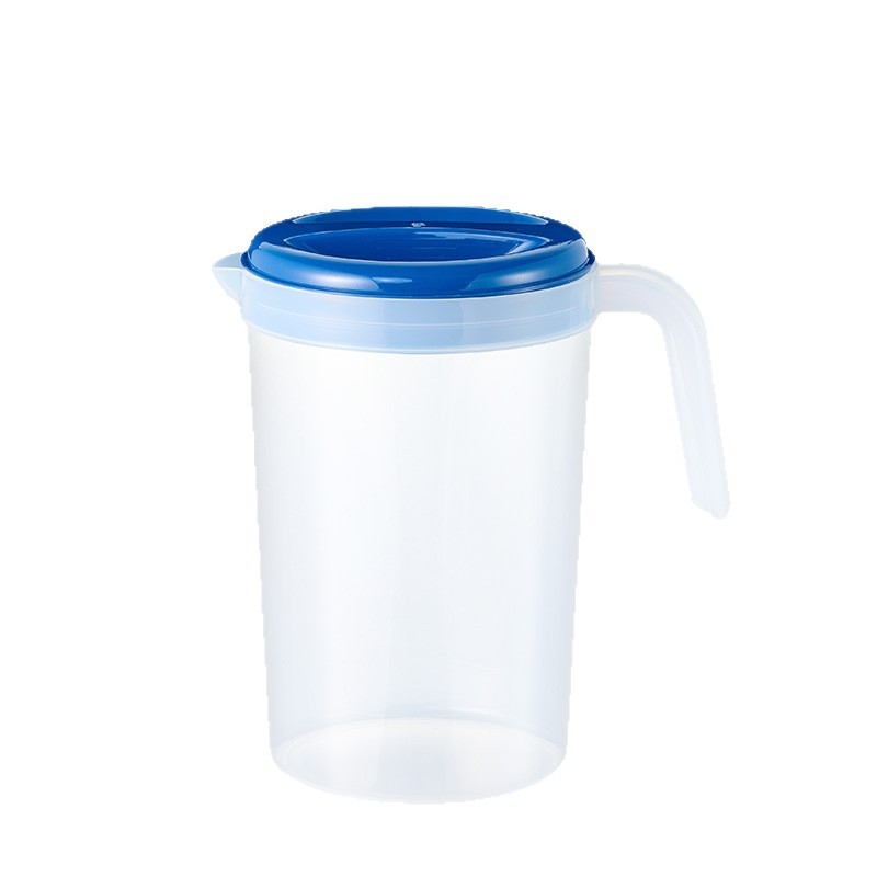 Carafă din plastic alimentar, cu capacitate mare pentru apă rece, cu scară de măsurare, pentru uz casnic, ceainic de ceai cu flori