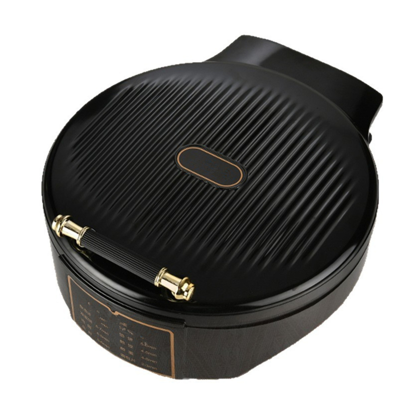 Tigaie electrică de grătar Black Gold, 30 cm, 1500 W, acoperire anti-aderentă, ușor de curățat, pentru 3–5 persoane