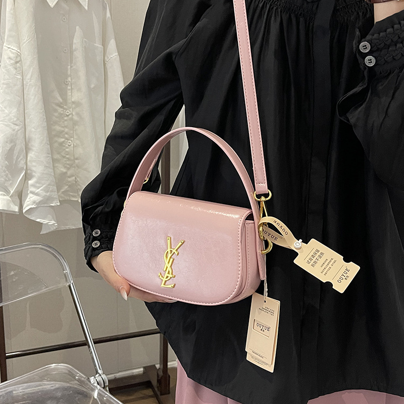 Ženska PU crossbody torbica – mala kvadratna forma, casual retro stil, personalizirana