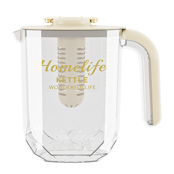 Carafă de apă rece din plastic alimentar, rezistentă la temperaturi ridicate, pentru uz casnic sau comercial, pentru prepararea ceaiului, a sucurilor și a băuturilor reci.