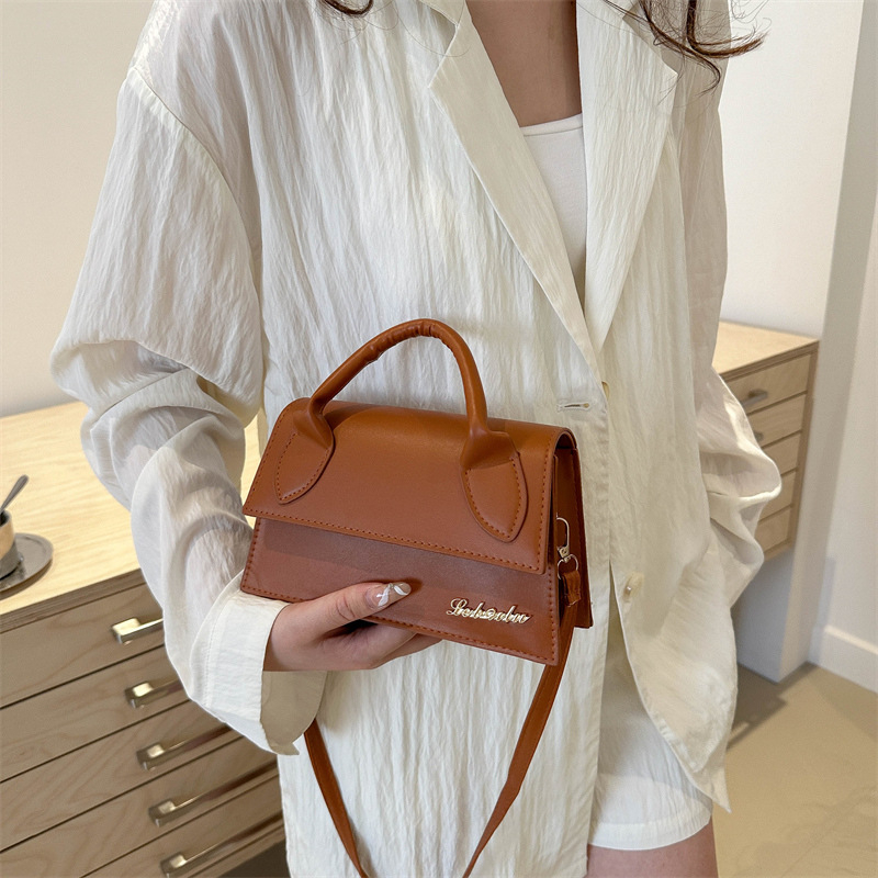 Ženska crossbody torba u francuskom stilu, jednostavna i elegantna; mala kvadratna torba za sve sezone, 2025 dizajn