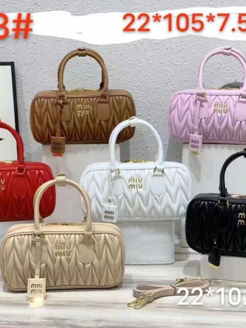 2024 nova ženska PU crossbody torbica, bowling stil, vodoravni kvadratni oblik, srednja veličina, zatvarač, svakodnevna upotreba