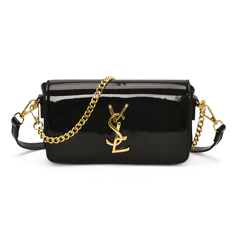 Ljetna ženska teksturirana mala kvadratna torbica s lancem, model 2025, jednostavan stil, crossbody torba