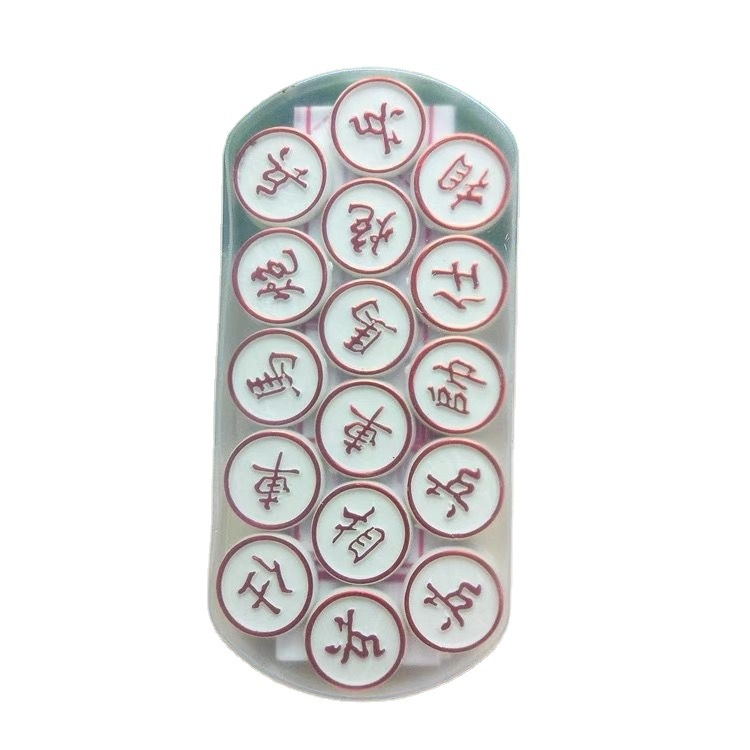 Kinesko šah s pozlaćenjem - plastični set za kućnu upotrebu, za dva igrača, obiteljska društvena igra za odrasle i učenike