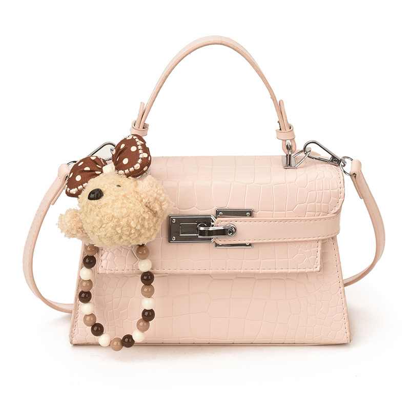 Ženska mala kvadratna torbica s retro dojmov, PU koža, crossbody naramenica, gradski ležerni stil