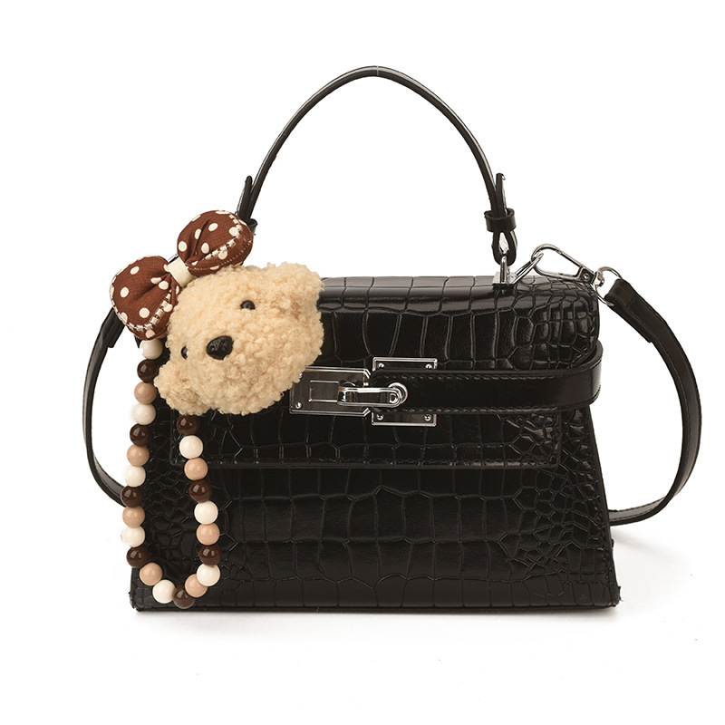 Ženska mala kvadratna torbica s retro dojmov, PU koža, crossbody naramenica, gradski ležerni stil