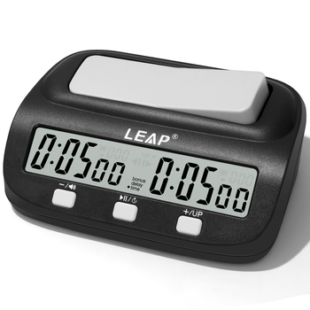 LEAP PQ9923 Elektronikus sakkóra ABS műanyag testtel, nemzetközi sakkóra és Go óra